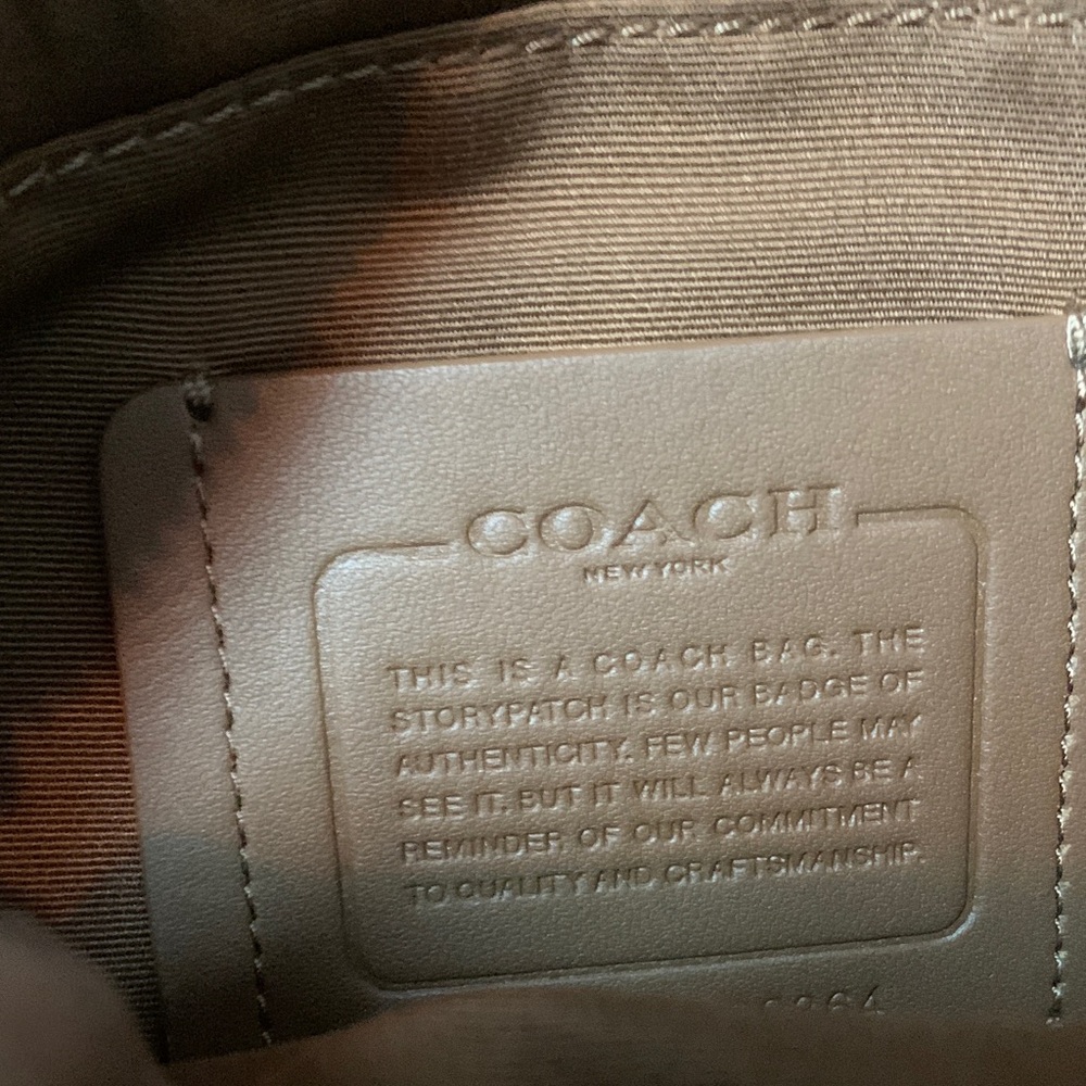 Coach Brown and Blue Belt Bag - Picture 2 of 3